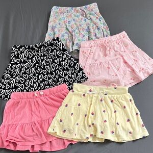 Jumping Beans Cat&Jack Skort Collection - Pink, Black, Yellow
